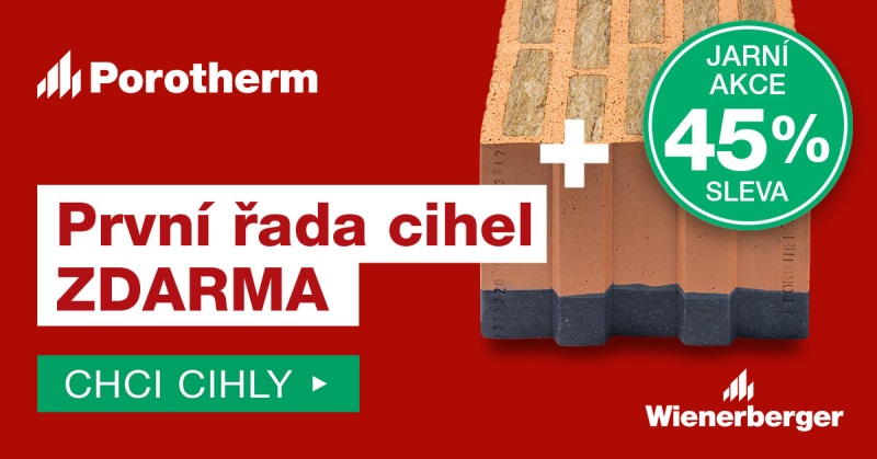 Jarní sleva na cihly Porotherm