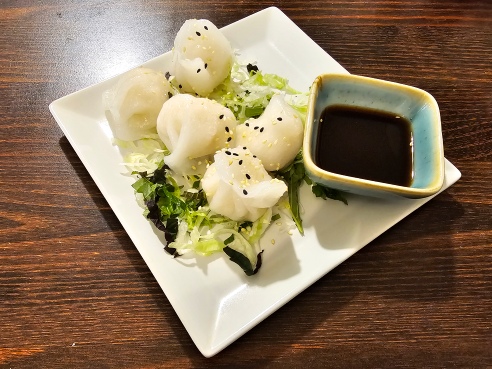 Har Gow  - Dim Sum knedlíčky s krevetami vařené v páře