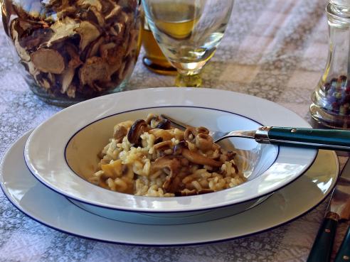 Houbové rizoto - Risotto ai Funghi