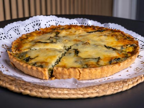 Pórkový quiche s kuřecím masem